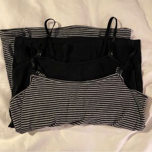 Motherhood maternity nursing tanks size small